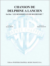 Michel Legrand: Chanson de Delphine á Lancien Du Film Les Demoiselles de Rochefort (noty na klavír, zpěv, akordy)