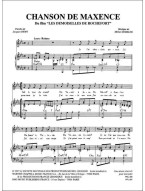Michel Legrand: Chanson De Maxence  Du Film Les Demoiselles de Rochefort (noty na klavír, zpěv, akordy)