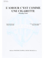 Sylvie Vartan: L'Amour C'est Comme Une Cigarette (noty na klavír, zpěv, akordy)