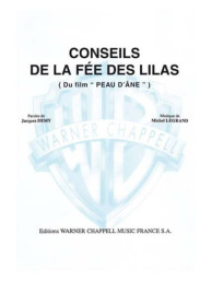 Michel Legrand: Conseils de la Fée des Lilas Du Film Peau D'ane (noty na klavír, zpěv, akordy)