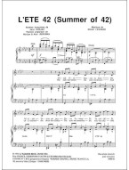 Michel Legrand: L'été 42 (noty na klavír, zpěv, akordy)