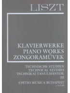 Franz Liszt: Piano Works - Technical Studies 3 (noty na klavír)
