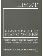 Franz Liszt: Piano Works - Free Arrangements 4 (noty na klavír)