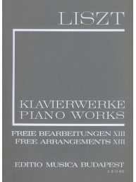 Franz Liszt: Piano Works - Free Arrangements 13 (noty na klavír)
