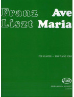 Franz Liszt: Ave Maria (noty na klavír)