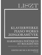 Franz Liszt: Piano Works - Harmonies poetiques et religieuses (noty na klavír)