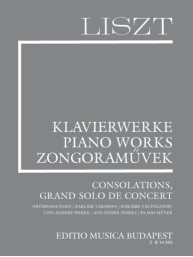 Franz Liszt: Piano Works - Consolations (noty na klavír)