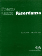 Franz Liszt: Ricordanza (noty na klavír)