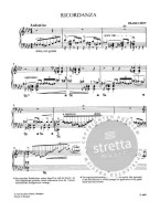 Franz Liszt: Ricordanza (noty na klavír)