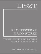 Franz Liszt: Piano Works -  Various Cyclical Works 1 (noty na klavír)