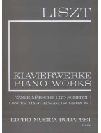 Franz Liszt: Piano Works -  Dances, Marches and Scherzos 1 (noty na klavír)