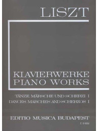 Franz Liszt: Piano Works -  Dances, Marches and Scherzos 1 (noty na klavír)