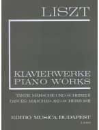 Franz Liszt: Piano Works -  Dances, Marches and Scherzos 2 (noty na klavír)