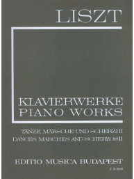 Franz Liszt: Piano Works -  Dances, Marches and Scherzos 2 (noty na klavír)