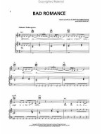 Lady Gaga: Bad Romance (noty na klavír, zpěv, akordy)