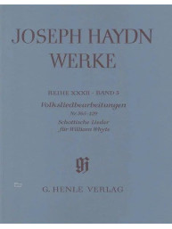 Joseph Haydn: Arrangements of Folk Songs no. 365-429 Scottish Songs for William Whyte (noty na zpěv, různé nástroje)