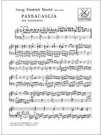 Georg Friedrich Händel: Passacaglia (noty na klavír)