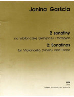 Janina Garscia: 2 Sonatinas Op. 68 (noty na violoncello nebo housle, klavír)