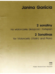 Janina Garscia: 2 Sonatinas Op. 68 (noty na violoncello nebo housle, klavír)