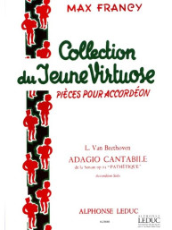 Ludwig van Beethoven: Adagio cantabile (noty na akordeon)