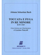 Johann Sebastian Bach: Toccata and Fugue BWV 565 (noty na akordeon)