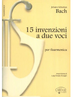 Johann Sebastian Bach: 15 Invenzioni A 2 Voci (noty na akordeon)