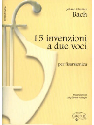 Johann Sebastian Bach: 15 Invenzioni A 2 Voci (noty na akordeon)