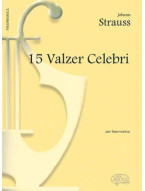 Johann Strauss: 15 Valzer Celebri (noty na akordeon)