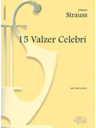 Johann Strauss: 15 Valzer Celebri (noty na akordeon)