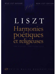 Franz Liszt: Harmonies poetiques et religieuses (nory na klavír)