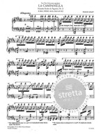 Franz Liszt: La campanella (noty na klavír)