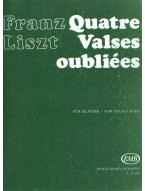 Franz Liszt: Quatre valses oubliees (noty na klavír)