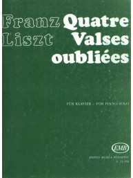 Franz Liszt: Quatre valses oubliees (noty na klavír)