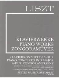 Franz Liszt: Piano Concerto in A major and other works (noty na klavír)