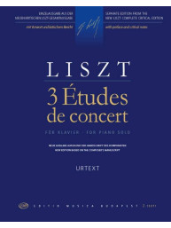 Franz Liszt: 3 Études de concert (noty na klavír)