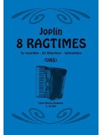 Scott Joplin: 8 Ragtimes für Akkordeon (noty na akordeon)