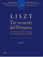 Franz Liszt: Tre Sonetti Di Petrarca (noty na klavír)