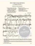 Franz Liszt: Tre Sonetti Di Petrarca (noty na klavír)