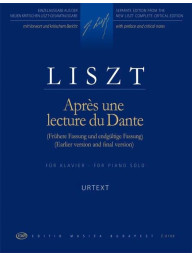 Franz Liszt: Apres une lecture du Dante, Fantasia quasi Sonata (noty na klavír)