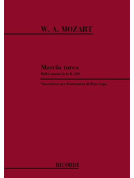 Wolfgang Amadeus Mozart: Marcia Turca (noty na akordeon)