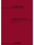 Franz Schubert: Ave Maria Op. 52 N. 6 D. 839 (noty na akordeon)