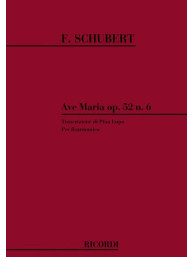 Franz Schubert: Ave Maria Op. 52 N. 6 D. 839 (noty na akordeon)