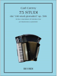 Carl Czerny: 75 Studi Dai '100 Studi Giornalieri Op.599' (noty na akordeon)