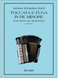 Johann Sebastian Bach: Toccata e Fuga in re minore BWV 565 (noty na akordeon)