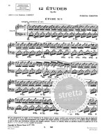 Frédéric Chopin: 12 Études Opus 25 (noty na klavír)