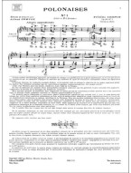 Frédéric Chopin: Sept Polonaises, Op 26, 40, 44, 53, 61 (noty na klavír)