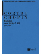 Frédéric Chopin: Ballades Op 23, 38, 47, 52 (noty na klavír)