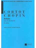 Frédéric Chopin: Ballads Op 23, 38, 47, 52 (noty na klavír)