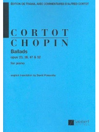 Frédéric Chopin: Ballads Op 23, 38, 47, 52 (noty na klavír)