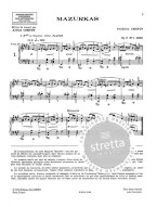 Frédéric Chopin: Mazurkas Op 6, 7, 17, 24, 30 - volume 1 (noty na klavír)